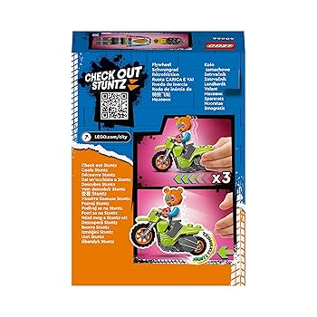 そん！ LEGO 60356 City Stuntz Bear Stunt Bike, Flywheel-Powered